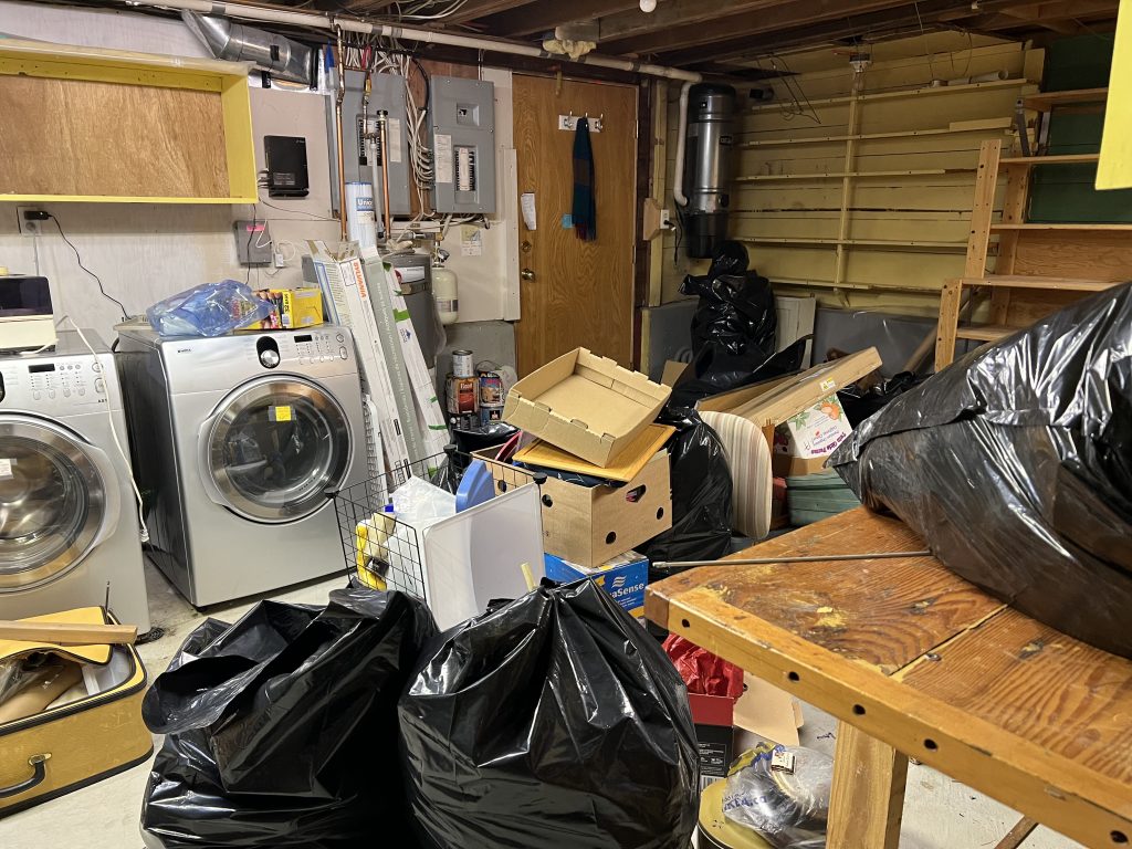 Junk and garbage removal before disposed of