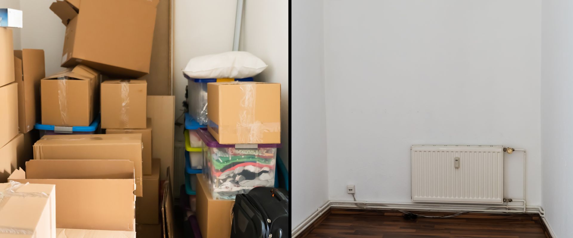 Junk and rubbish removal before and after photo